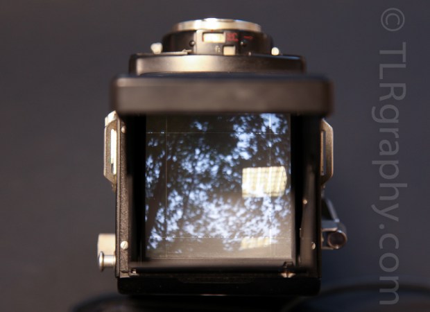 Viewfinder - Minolta Autocord RG Version 1, 1961, Japan